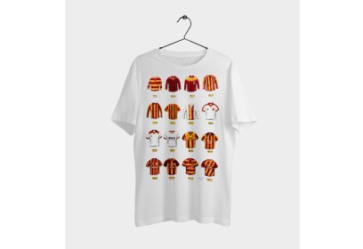 Bradford City FC Retro Football Shirts T-Shirt 